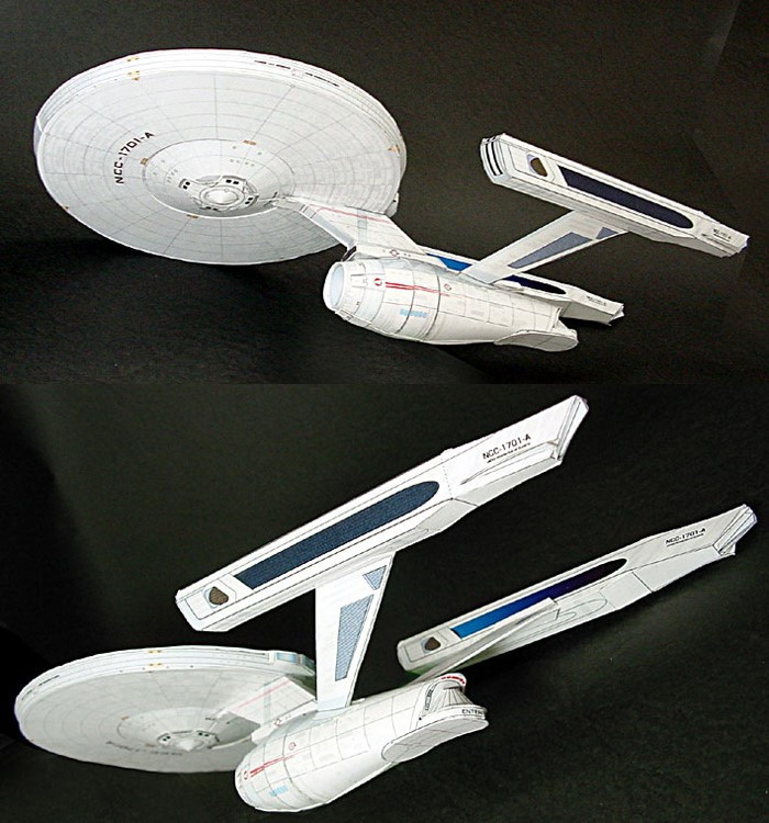 Model Kit Fantasy - Star Trek U.S.S. Unternehmen NCC-1701-A DIY