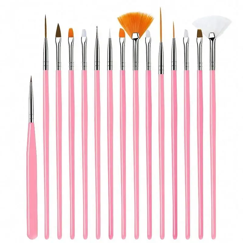 Paint Model Kit - 15-teiliges Set mit feinen Detailpinseln –